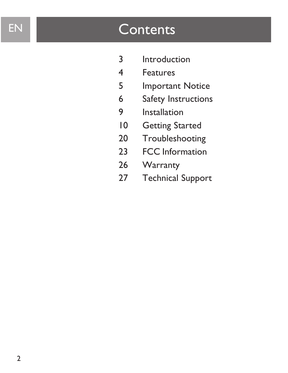 Philips SJA9191/17 User Manual | Page 2 / 65