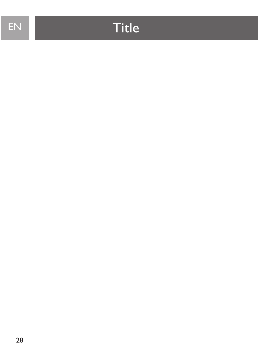 Title | Philips SJA9191/17 User Manual | Page 28 / 65