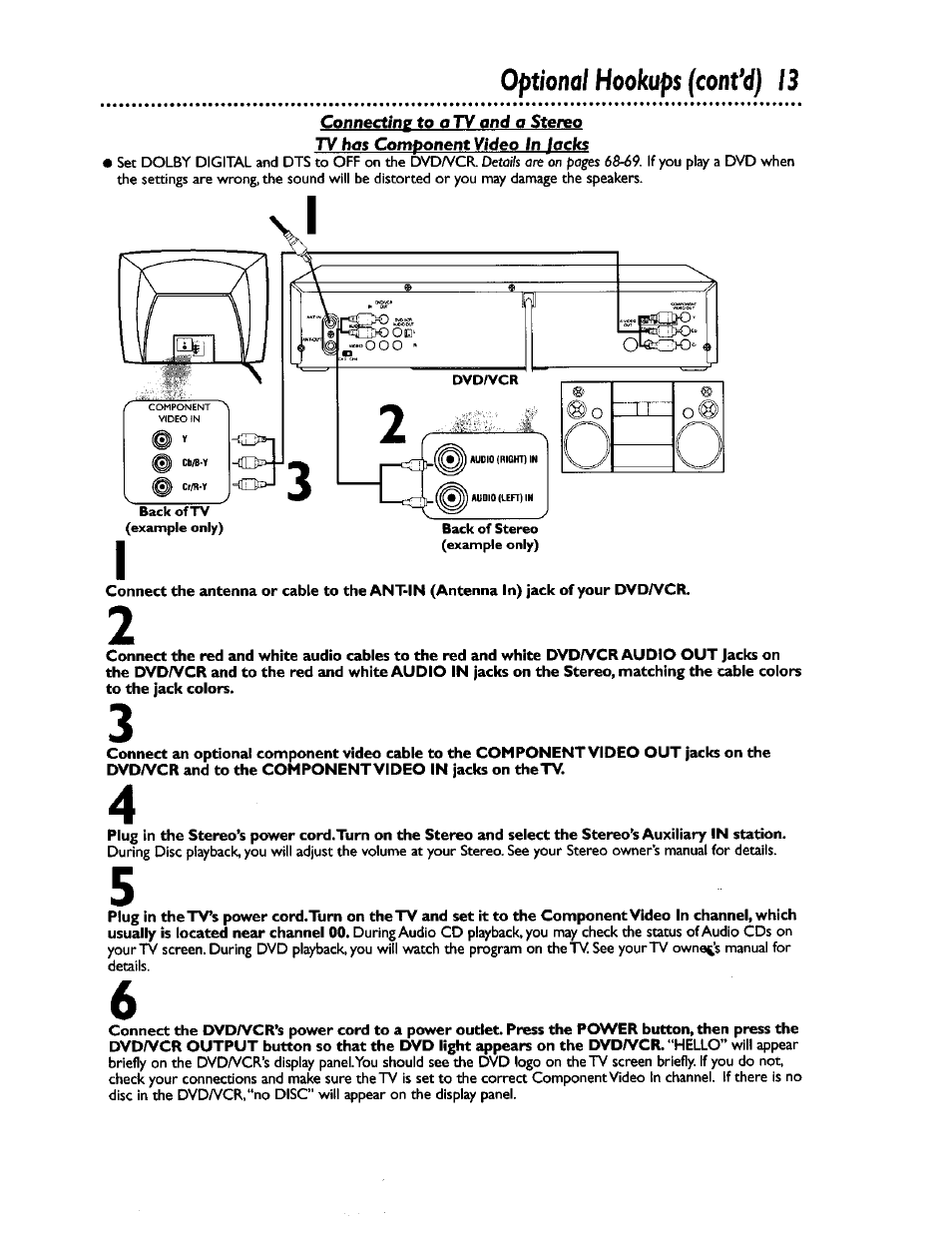 Philips DV900VHS0I User Manual | Page 13 / 84