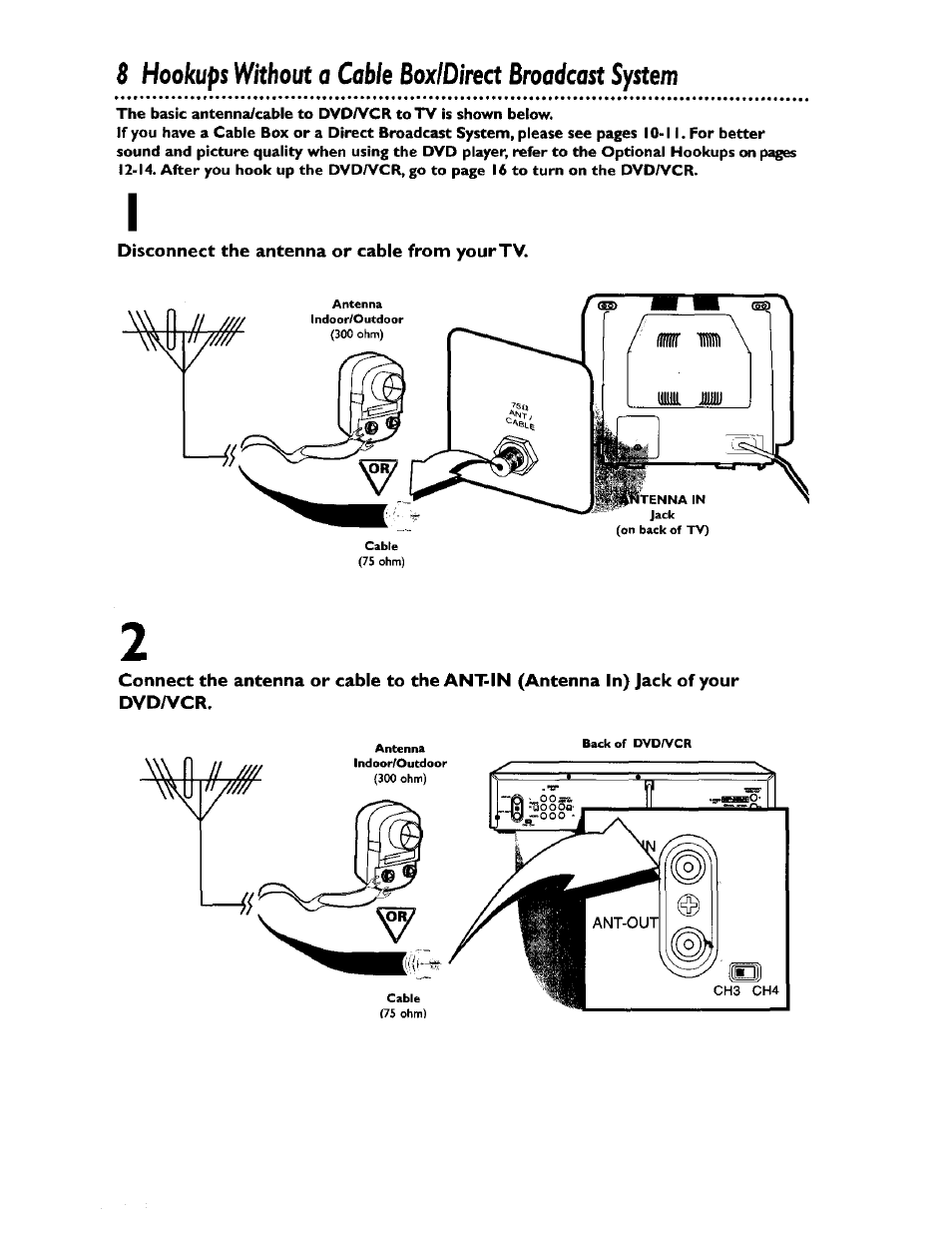 Philips DV900VHS0I User Manual | Page 8 / 84