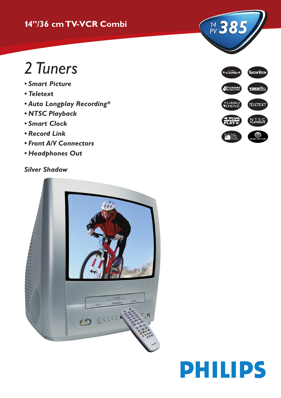 Philips 14PV385 User Manual | 2 pages