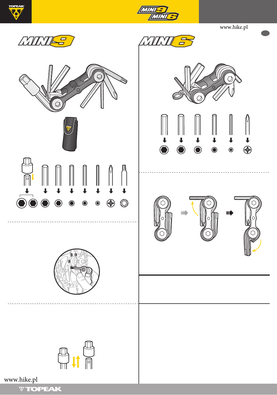 Philips Mini Tool Mini9 User Manual | 1 page