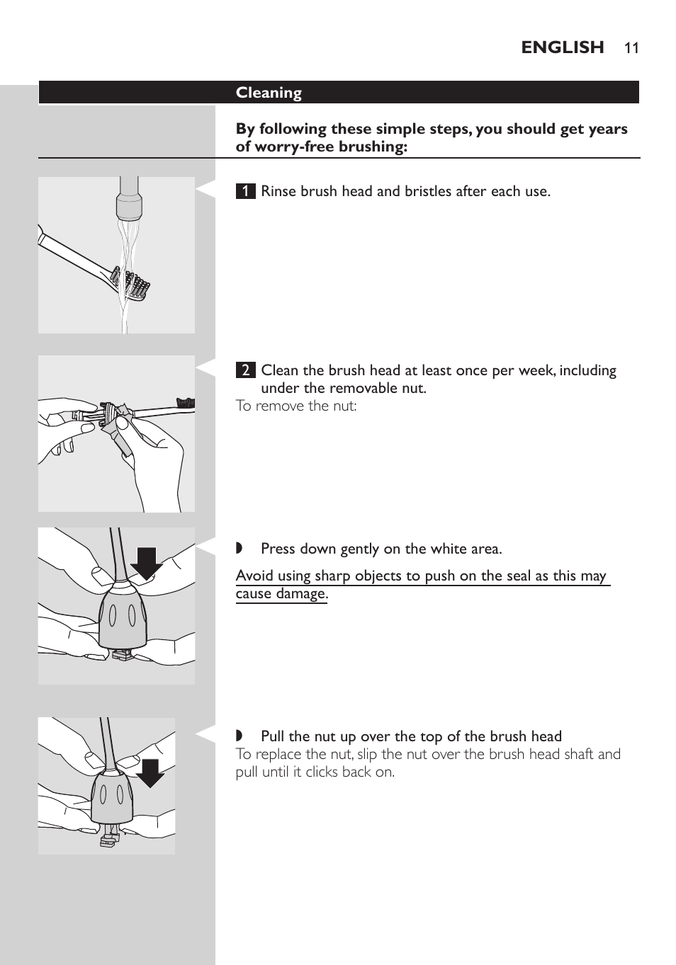 Philips Essence e5000 User Manual | Page 11 / 20