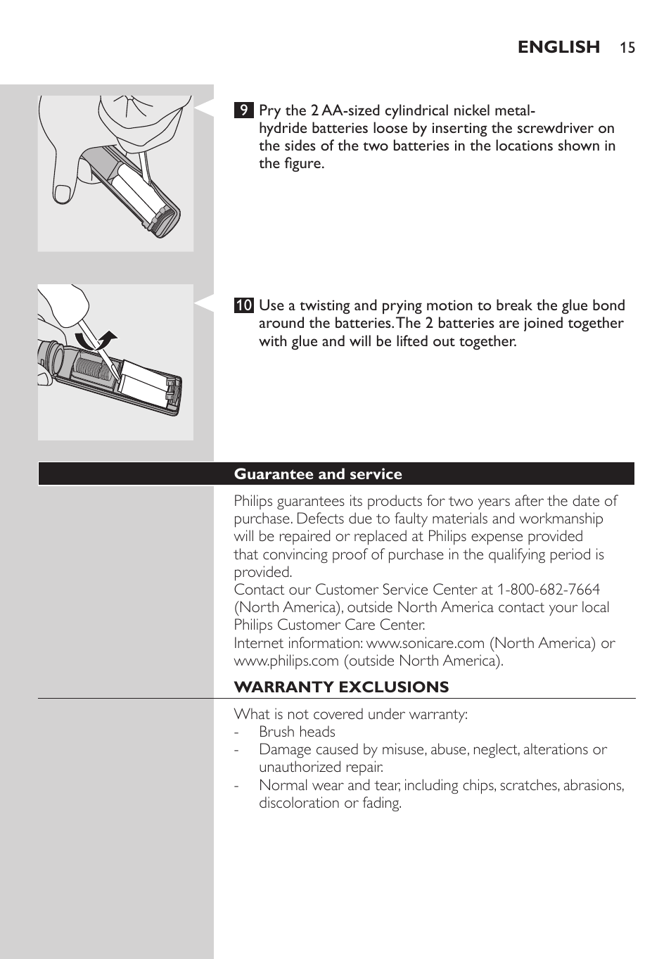 Philips Essence e5000 User Manual | Page 15 / 20