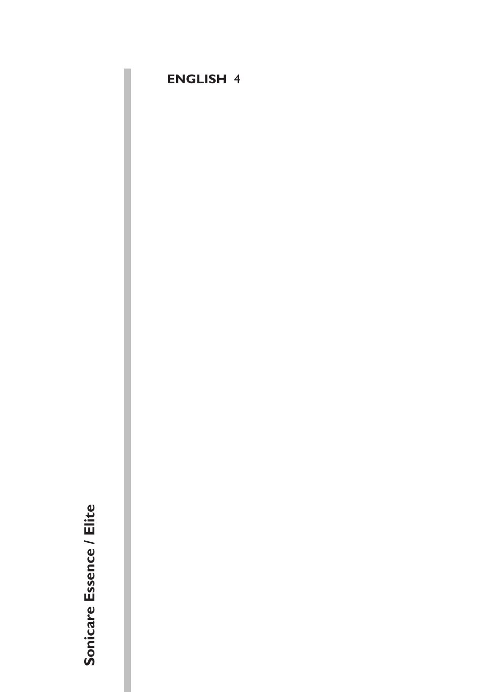 Table of content | Philips Essence e5000 User Manual | Page 3 / 20