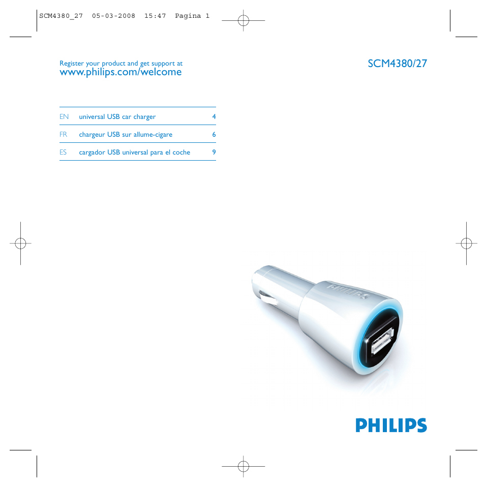 Philips SCM4327 User Manual | 12 pages