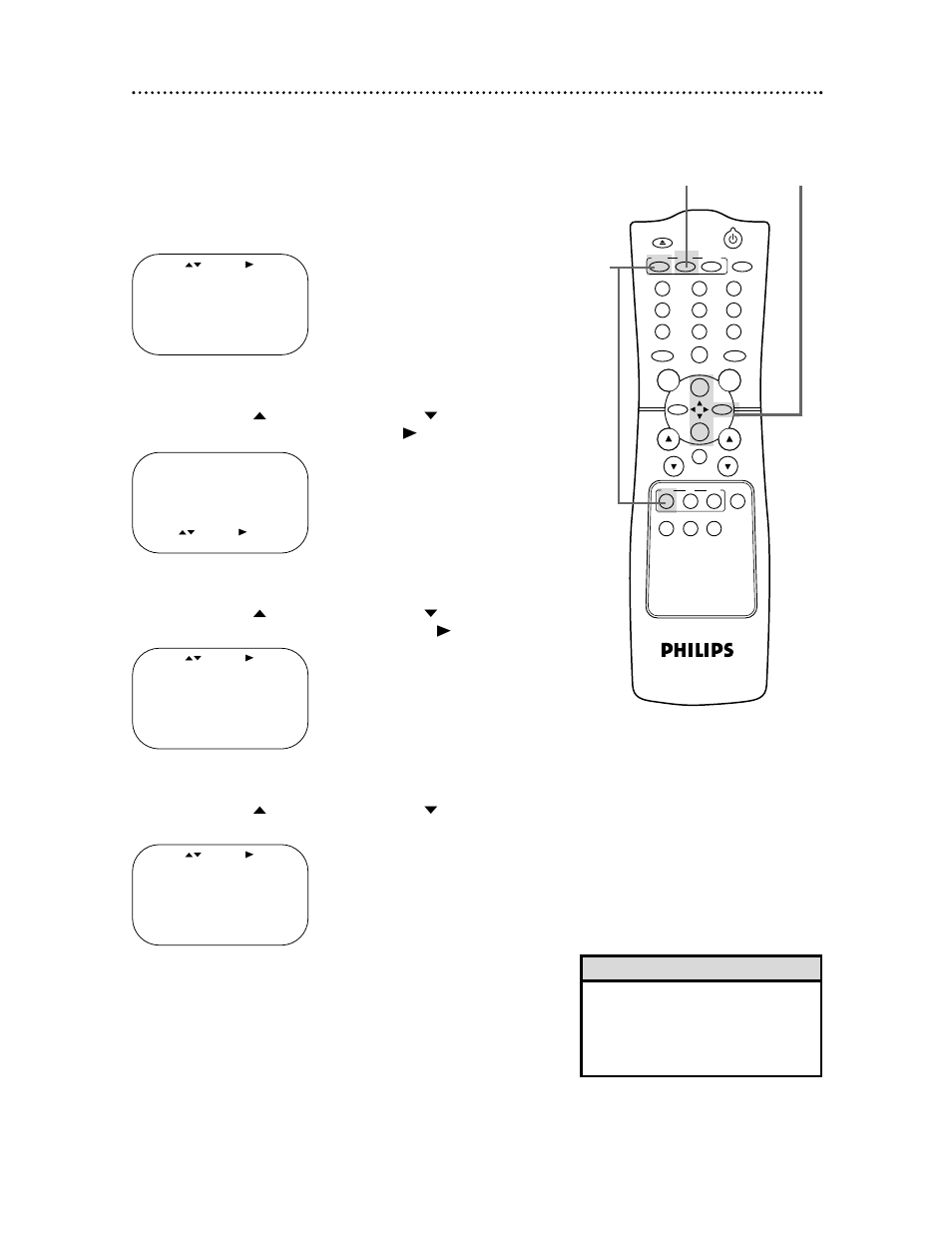 Setting the clock (cont’d) 19, Time zone, Helpful hints | Philips VR624CAT User Manual | Page 19 / 54