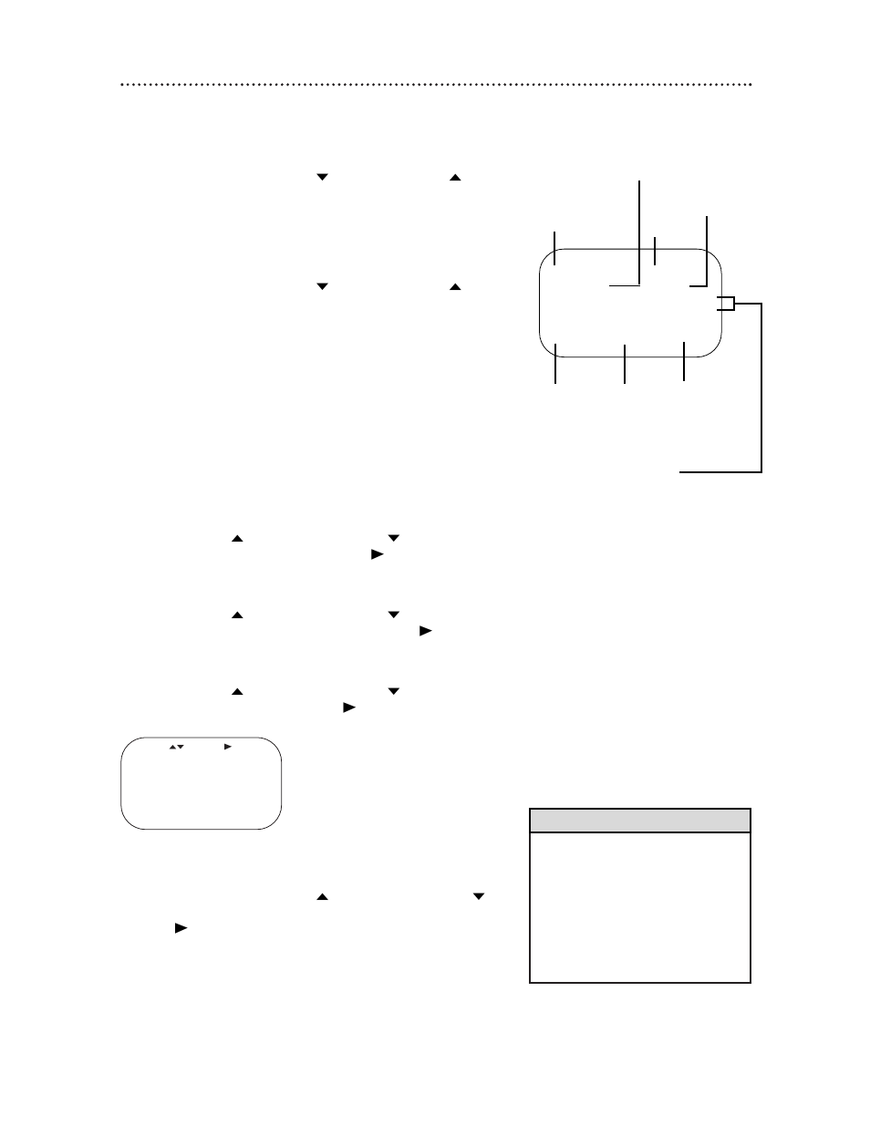 On-screen status displays 23 | Philips VR624CAT User Manual | Page 23 / 54