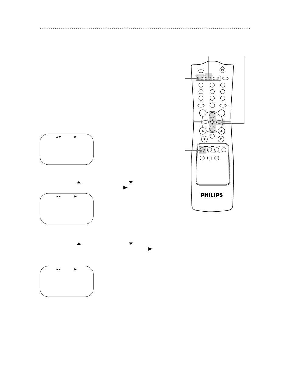 46 blue background | Philips VR624CAT User Manual | Page 46 / 54