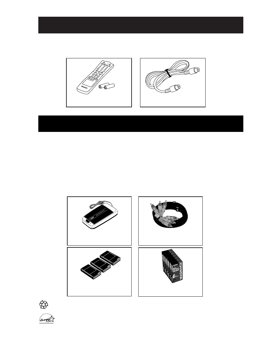 Upplied, Ccessories, Ptional | Philips VR624CAT User Manual | Page 54 / 54