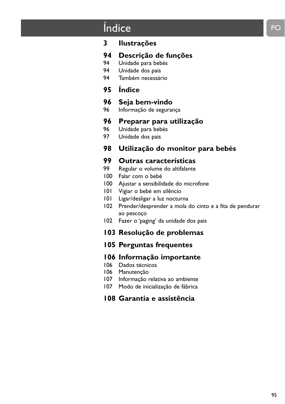 Índice | Philips SCD488 User Manual | Page 95 / 184