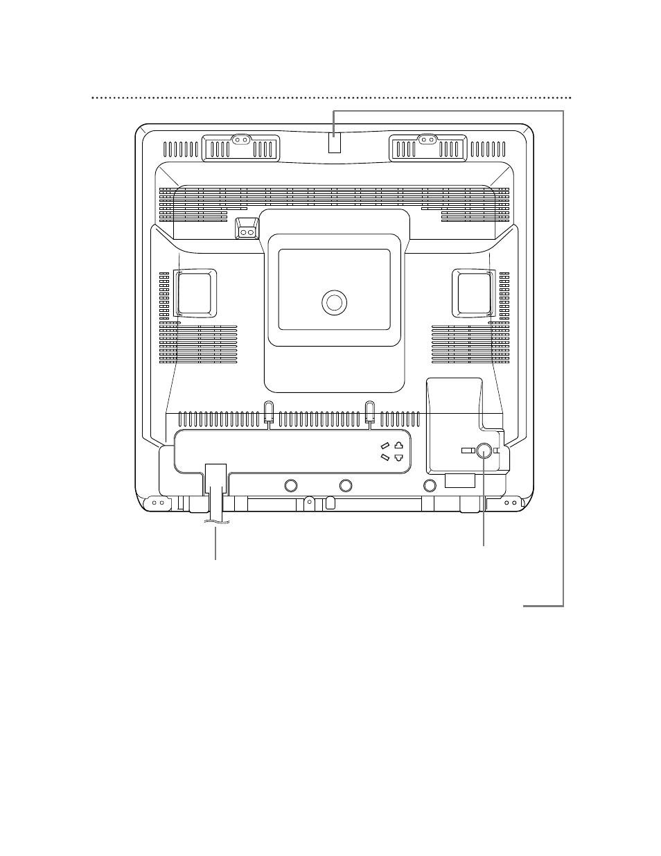 Rear panel 21 | Philips CC13C1MG User Manual | Page 21 / 60