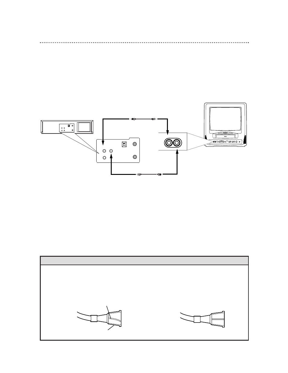 Hooking up the tv/vcr (cont’d) 7, Helpful hints, Before you turn on the tv/vcr, go to page eight | Philips CC13C1MG User Manual | Page 7 / 60