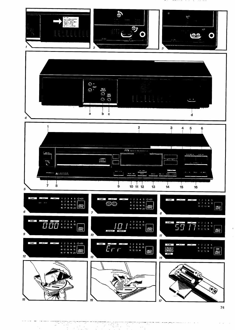 S' 1 1 о 1 1 | Philips CD 473 User Manual | Page 11 / 13