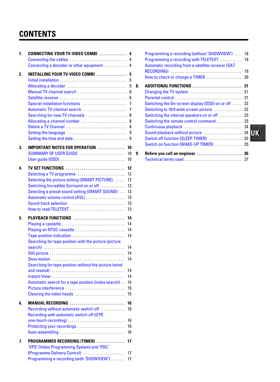 Philips 21PV708-715-908/39 User Manual | 29 pages