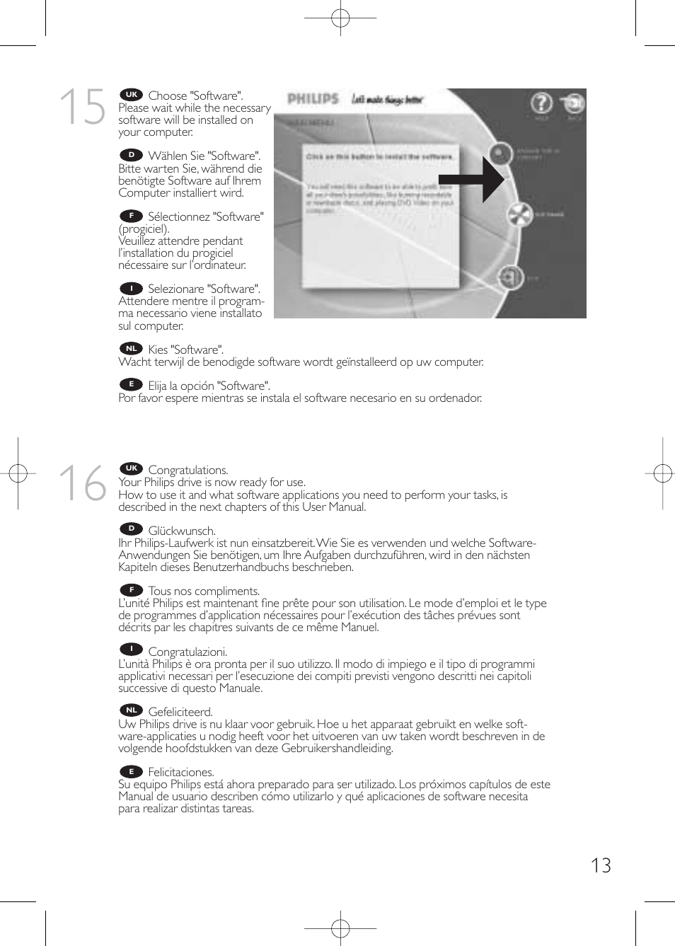 Philips JackRabbit JR32RWDV User Manual | Page 13 / 60