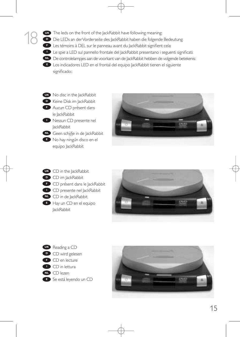 Philips JackRabbit JR32RWDV User Manual | Page 15 / 60