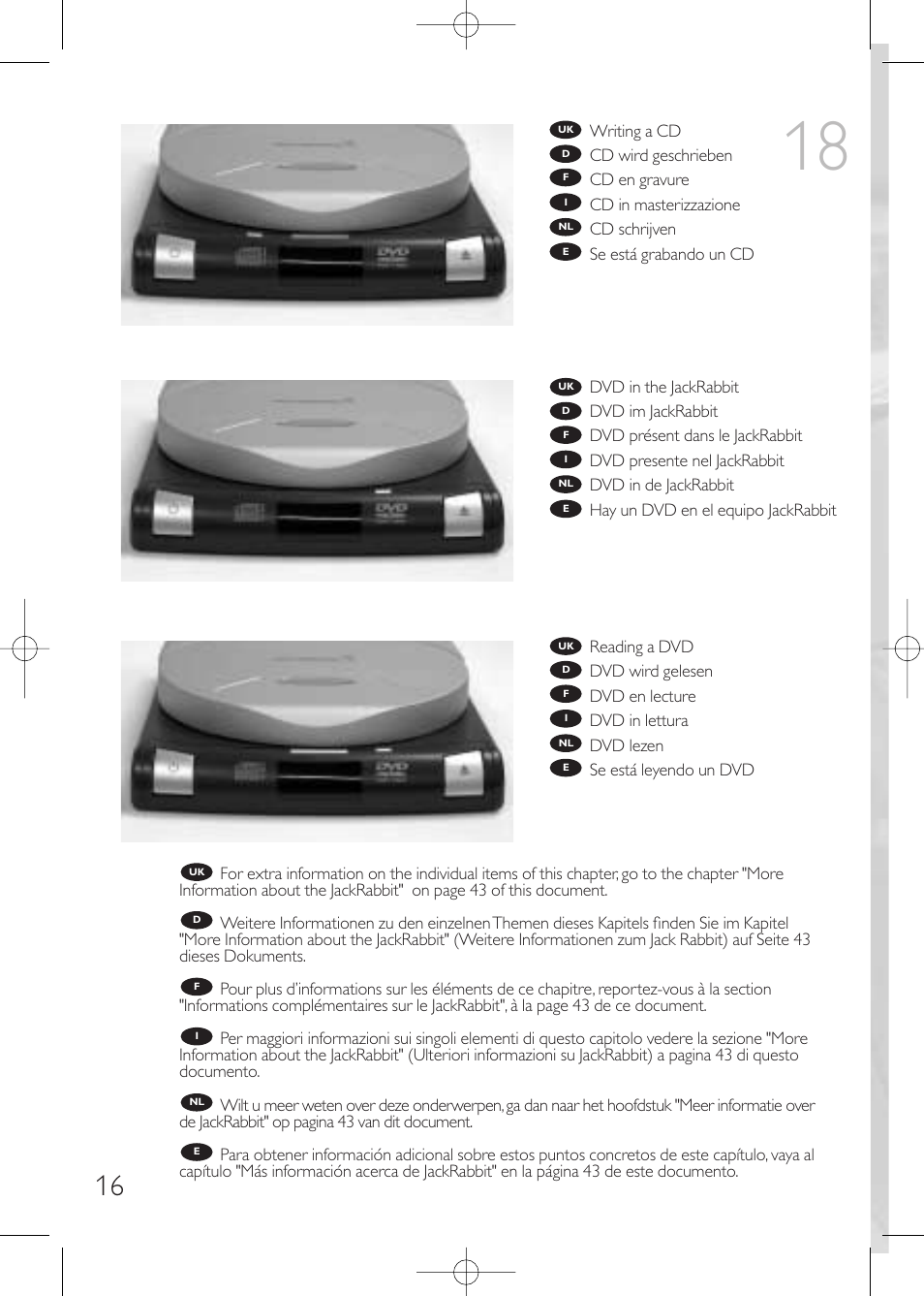 Philips JackRabbit JR32RWDV User Manual | Page 16 / 60