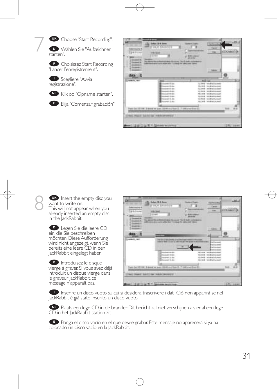 Philips JackRabbit JR32RWDV User Manual | Page 31 / 60