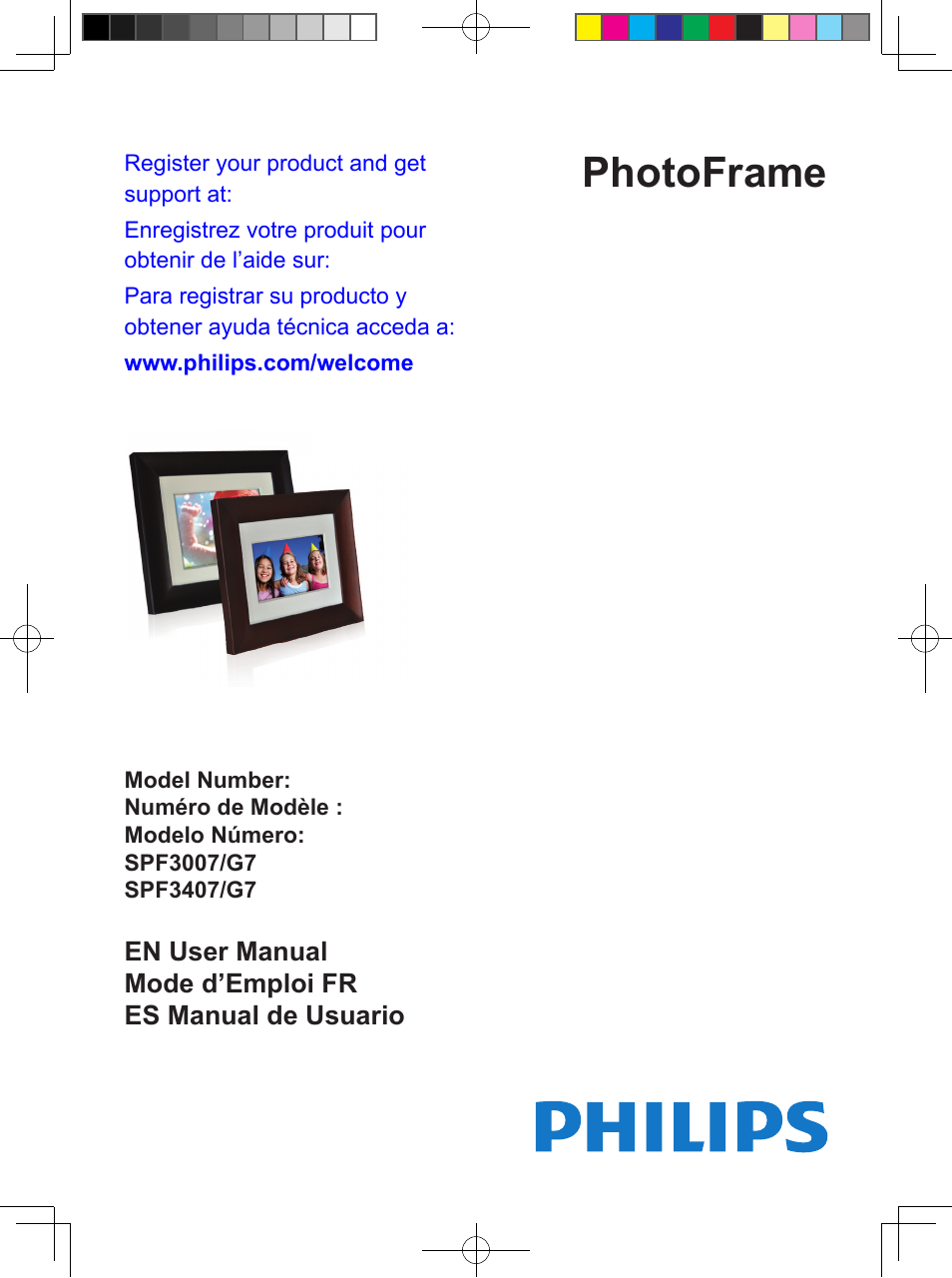 Philips SPF3407/G7 User Manual | 96 pages