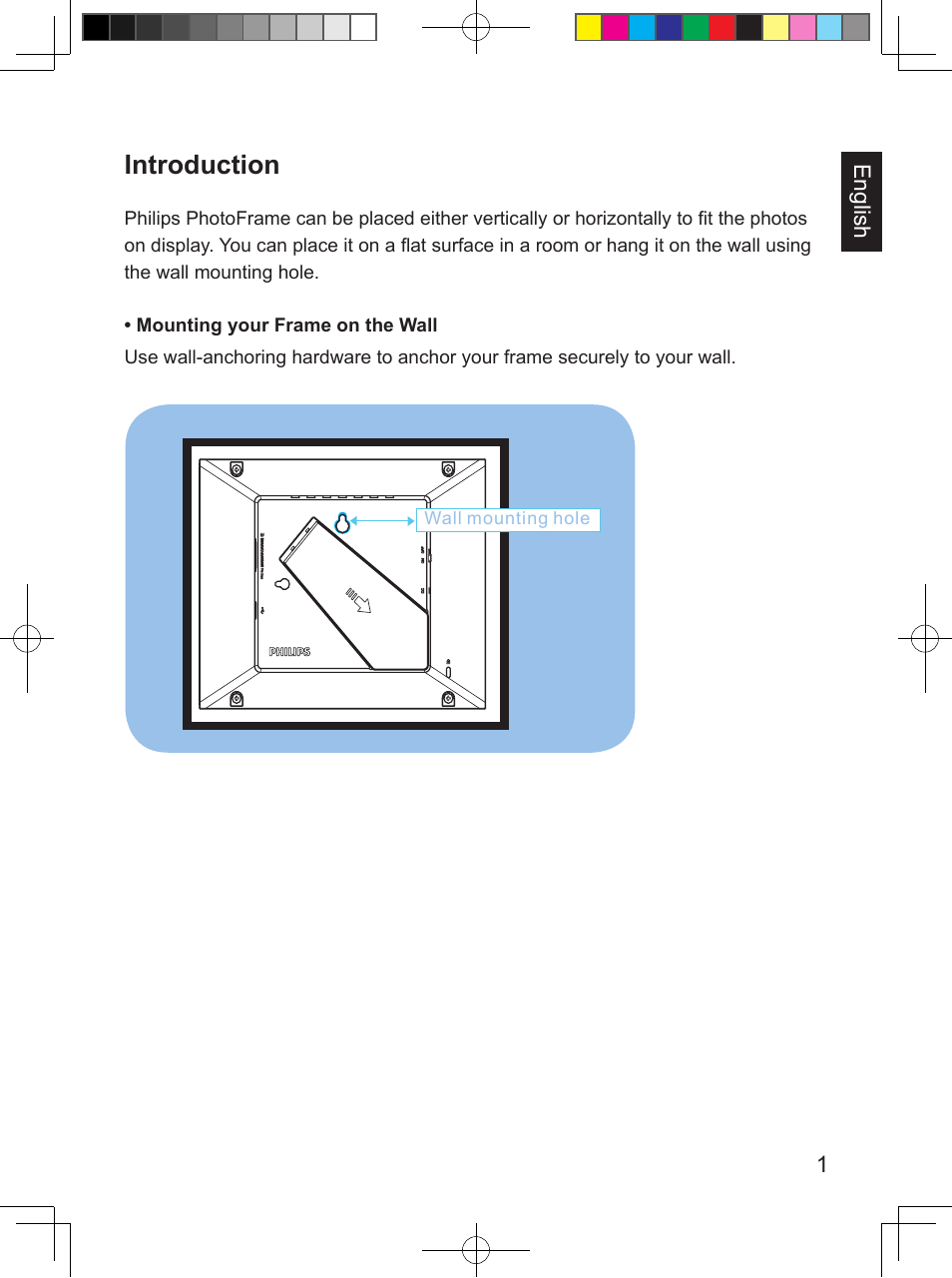 Introduction | Philips SPF3407/G7 User Manual | Page 9 / 96