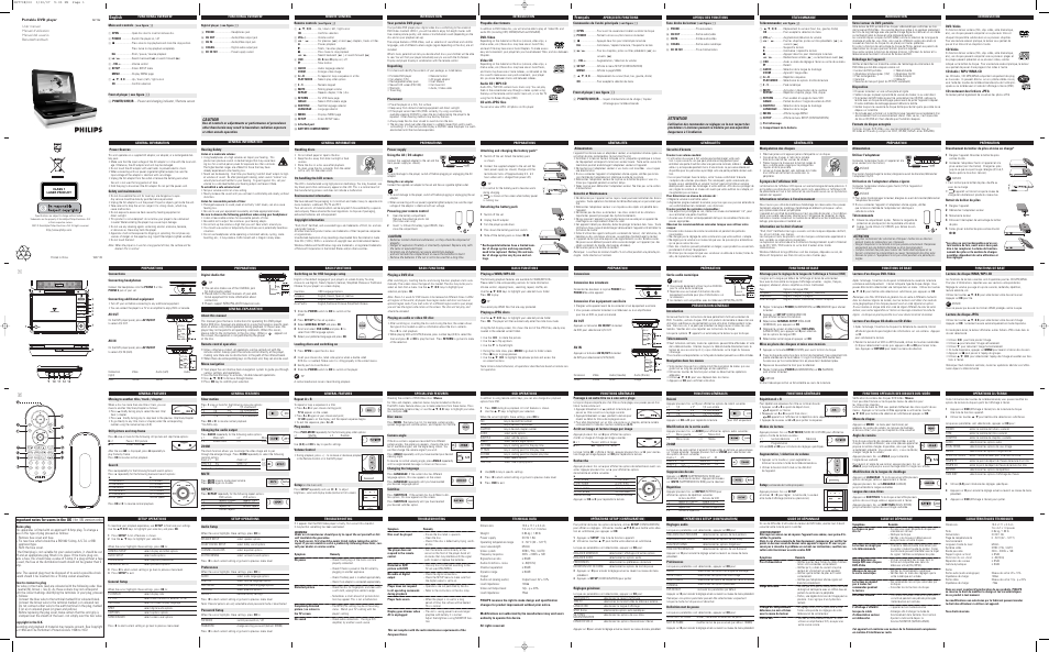 Philips PET708/05 User Manual | 2 pages