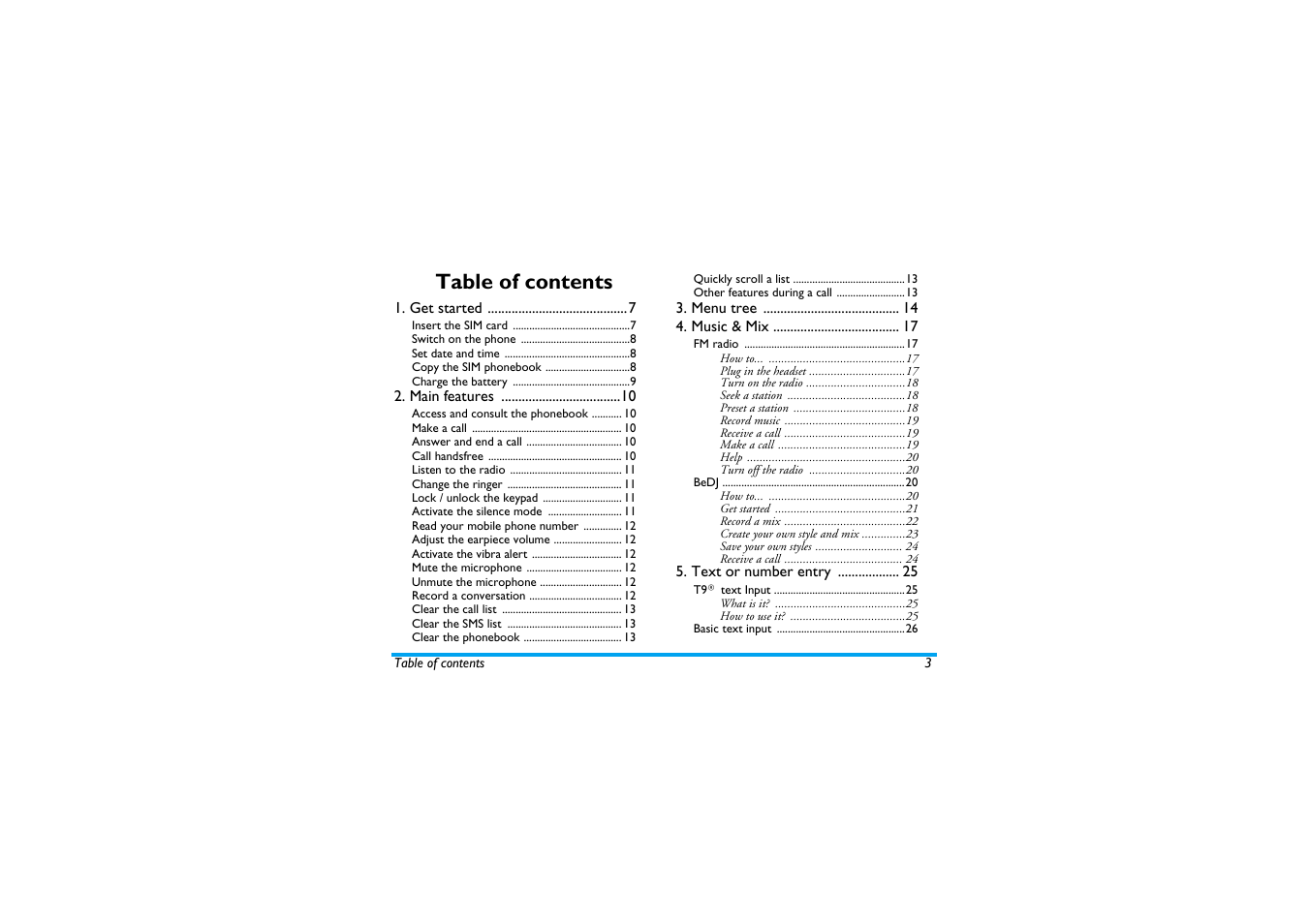 Philips 530 User Manual | Page 5 / 104