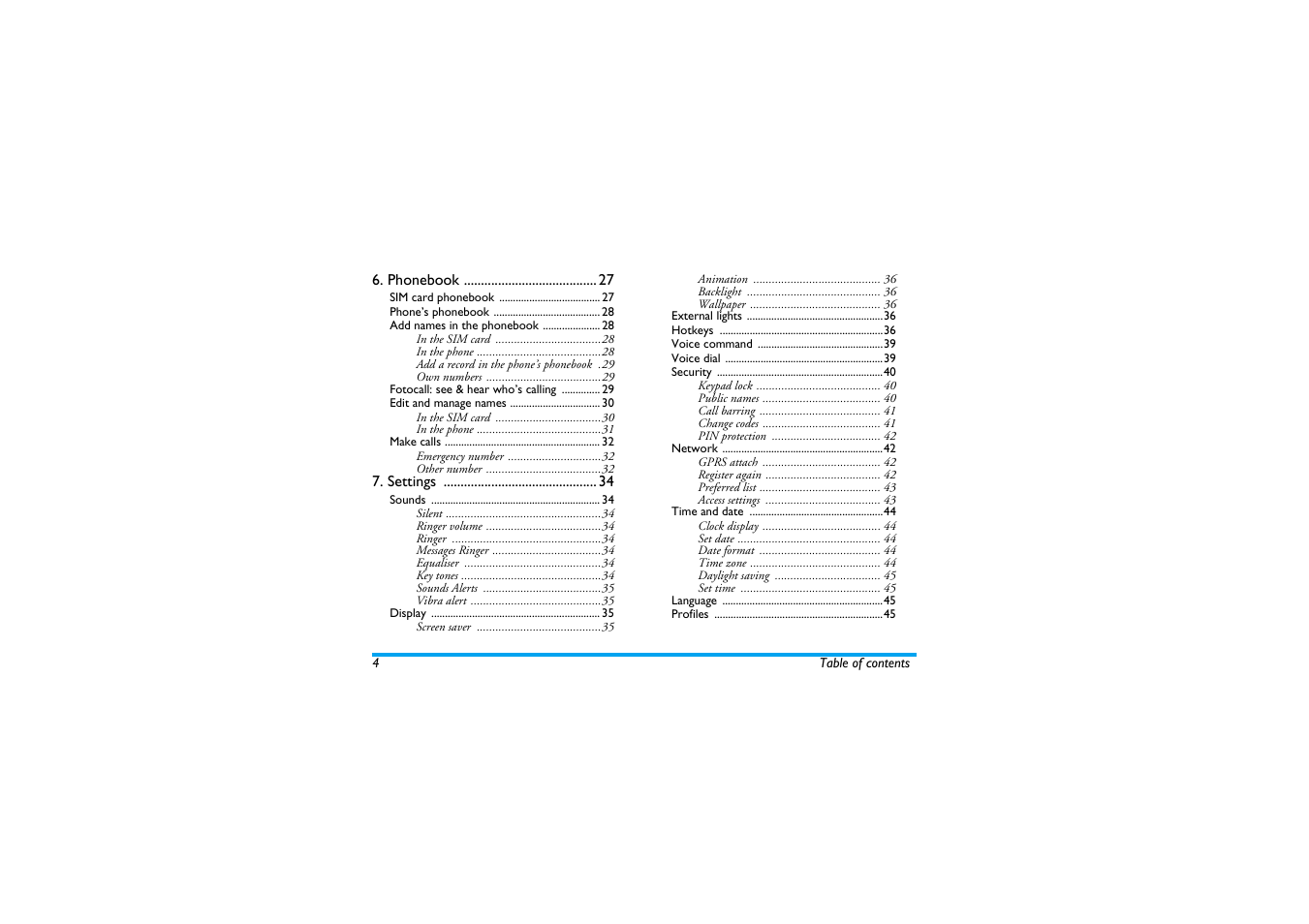 Philips 530 User Manual | Page 6 / 104