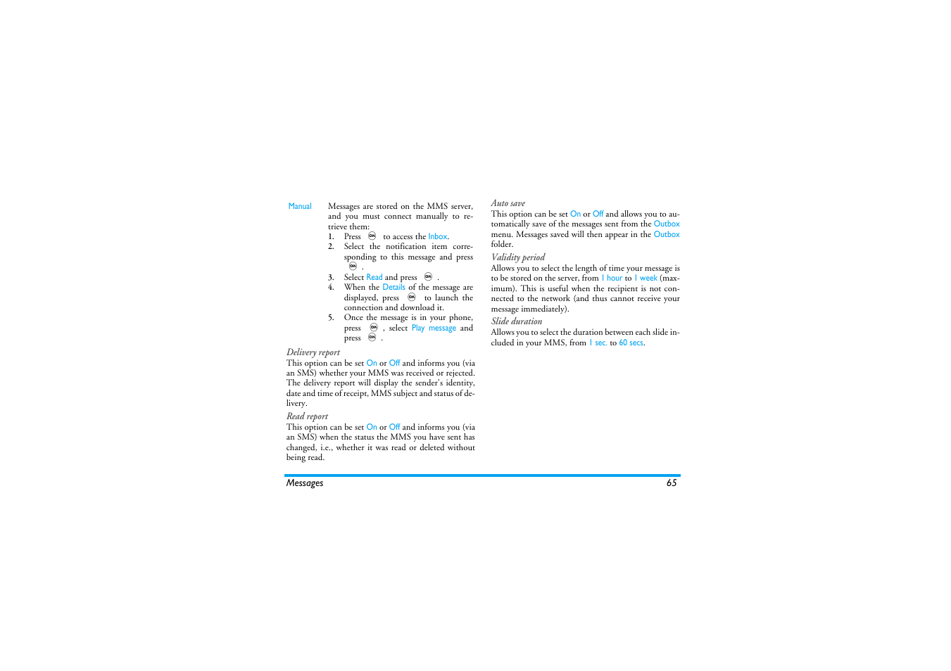 Philips 530 User Manual | Page 67 / 104