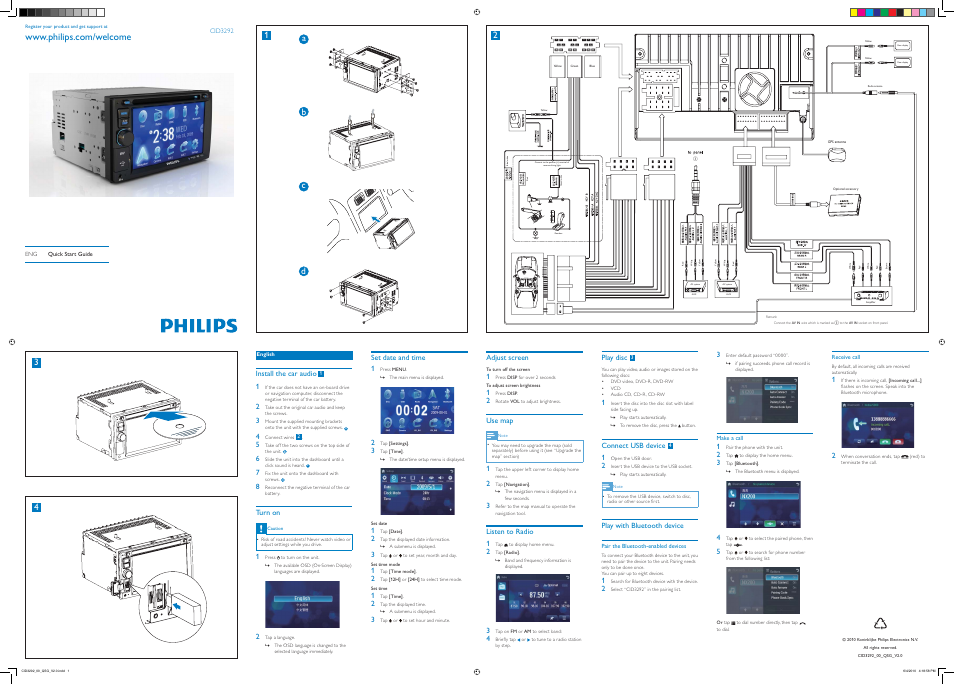 Philips CID3292/00 User Manual | 1 page