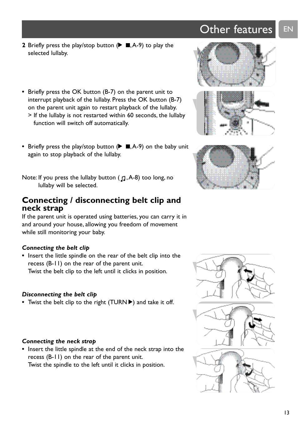 Other features | Philips SCD489 User Manual | Page 13 / 244
