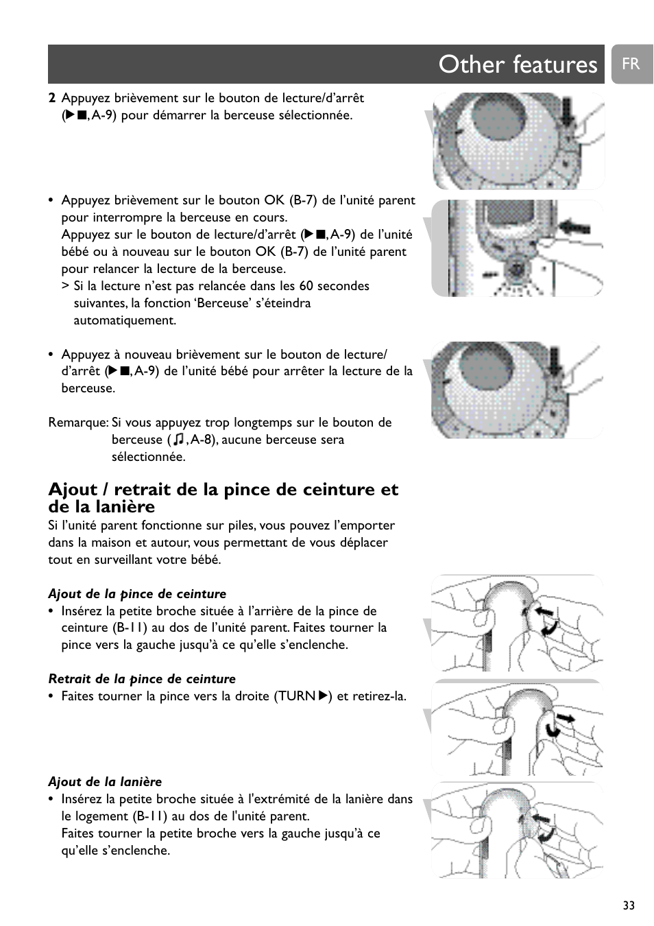 Other features | Philips SCD489 User Manual | Page 33 / 244