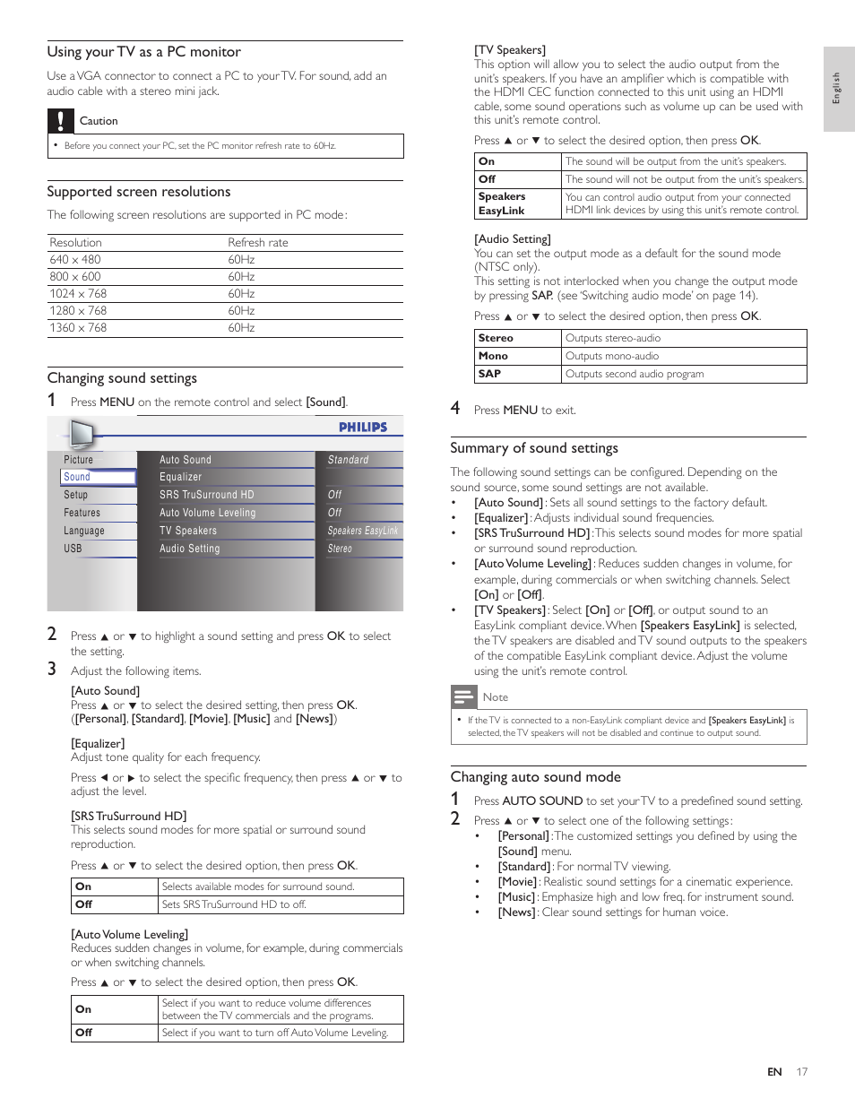 Philips 19PFL4505D User Manual | Page 18 / 37