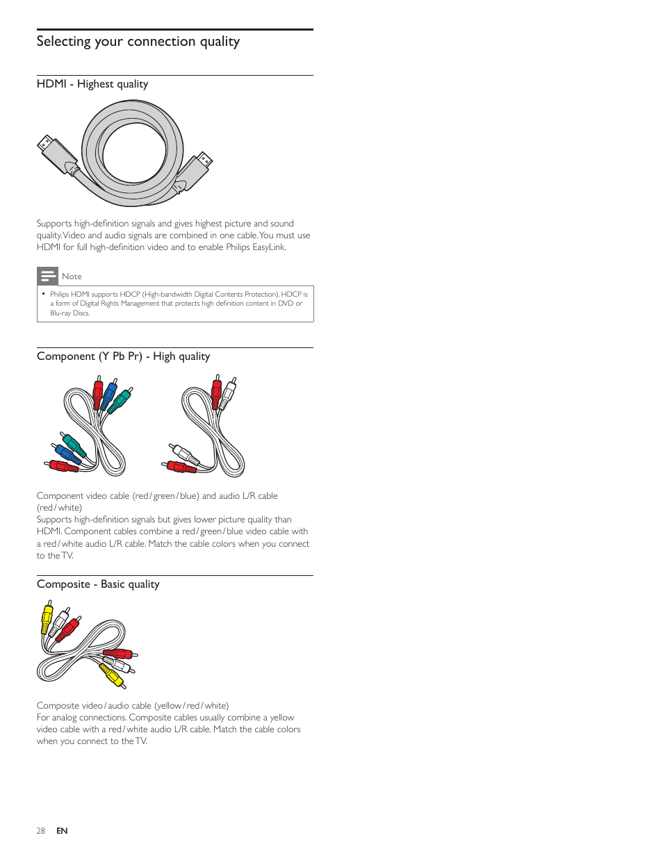 Selecting your connection quality | Philips 19PFL4505D User Manual | Page 29 / 37