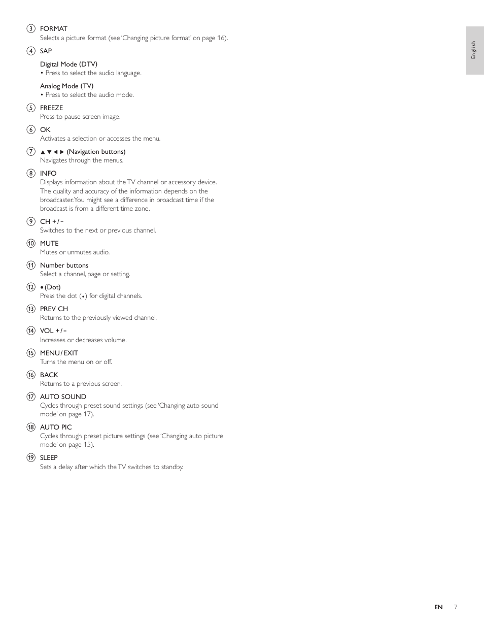 Philips 19PFL4505D User Manual | Page 8 / 37