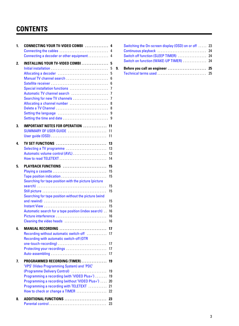 Philips 14PV330/07 User Manual | 28 pages