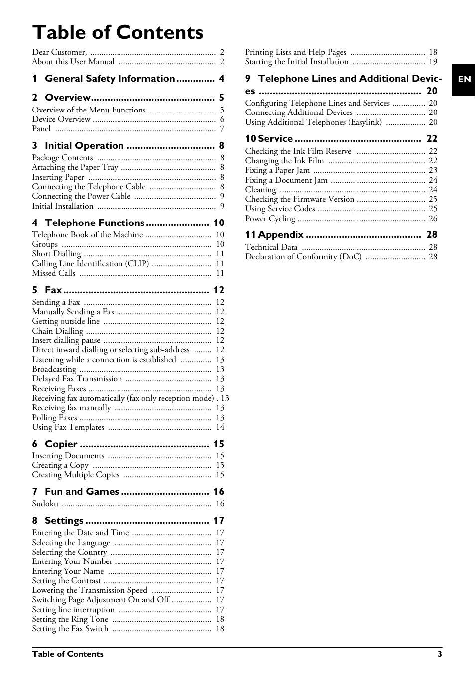 Philips MAGIC 5 ECO PPF 620 User Manual | Page 3 / 32