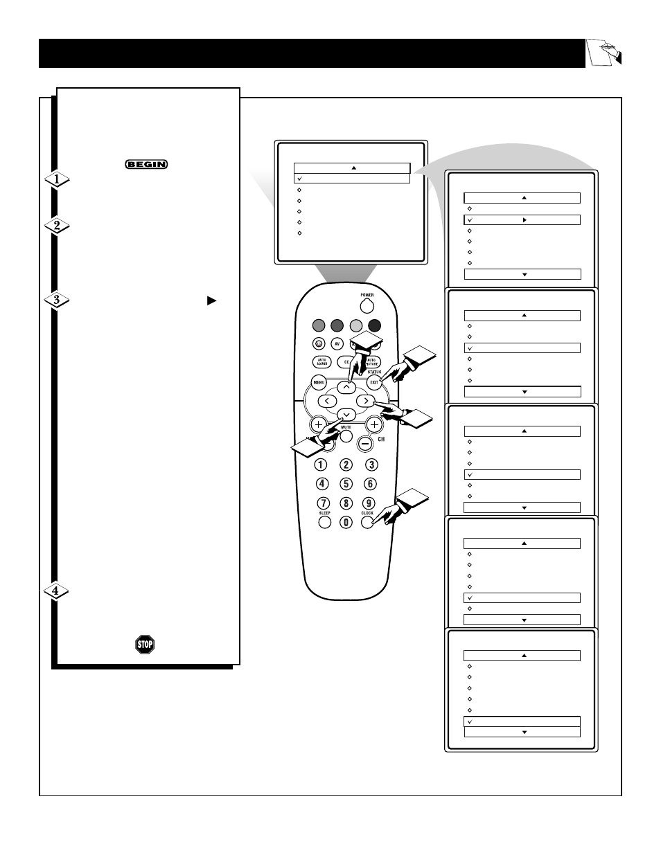 Ow to the, Imer, Ontrols | Philips VRX775VD User Manual | Page 19 / 37