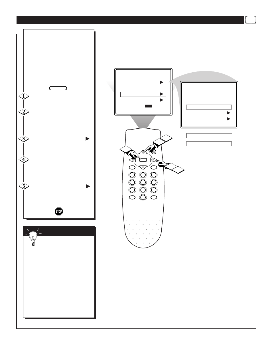 Sing the, Uner, Ontrol | Philips TR2503C1 User Manual | Page 11 / 32