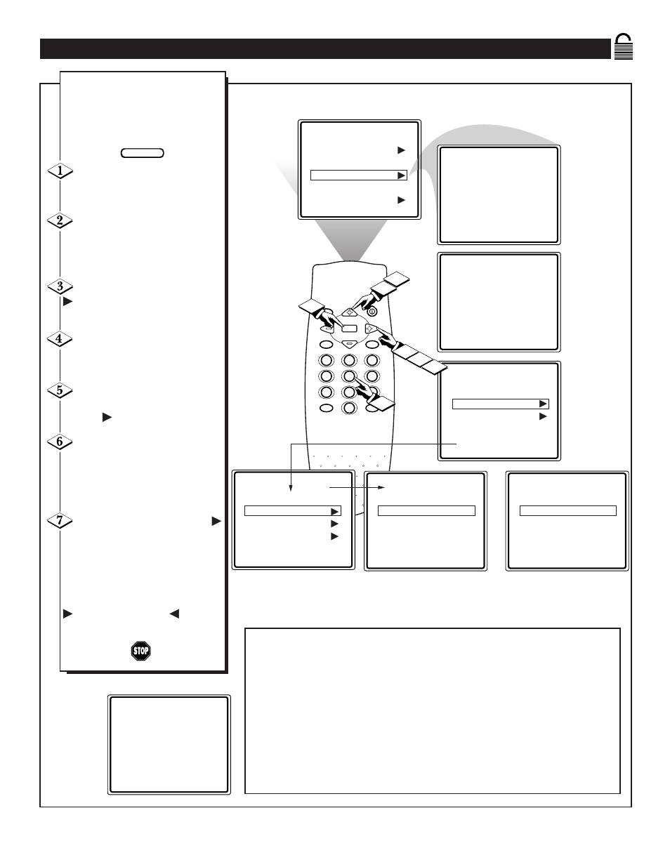 Nderstanding the, Mart, Ontrol | Locking, Ptions | Philips TR2503C1 User Manual | Page 23 / 32