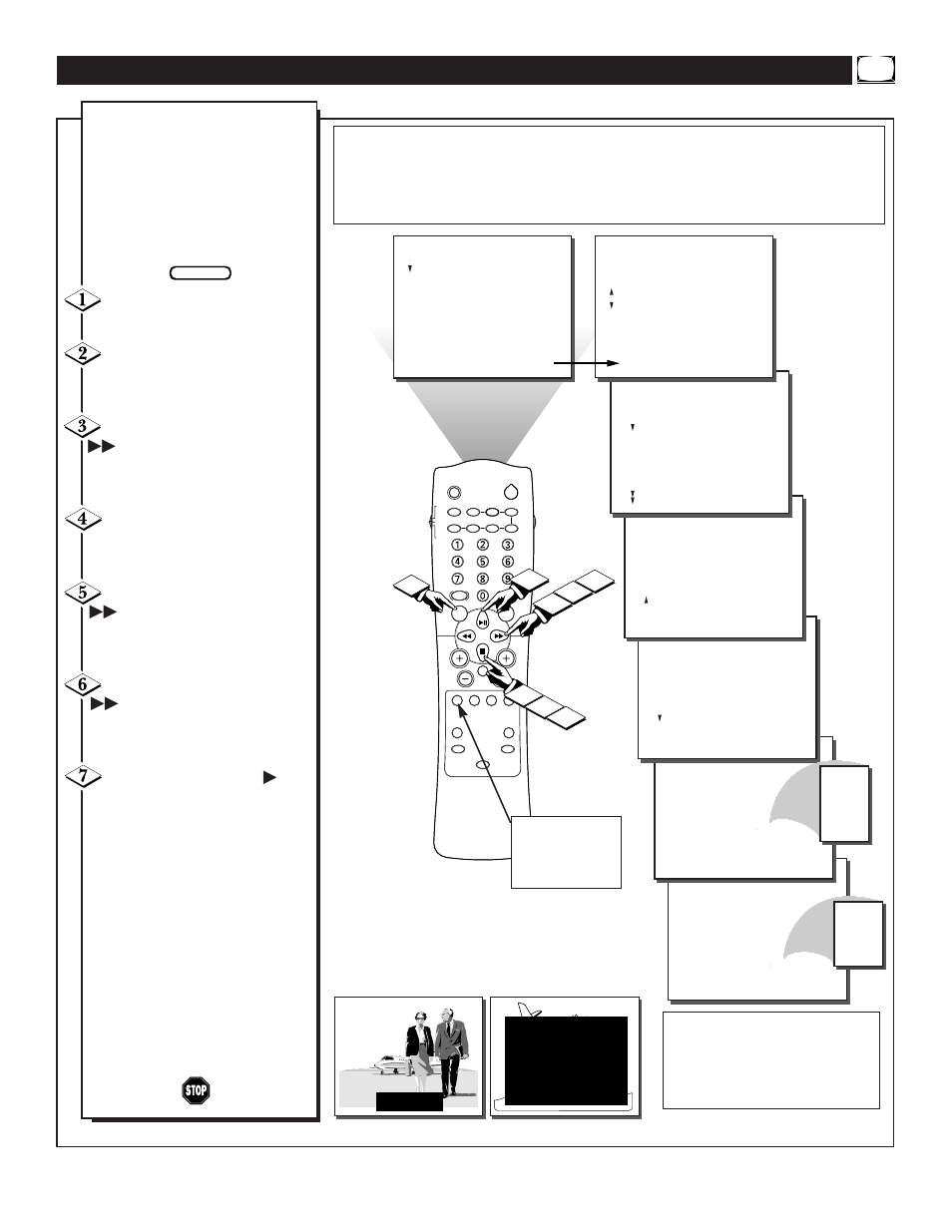 Sing the, Losed, Aption | Ontrol | Philips TP3697B1 User Manual | Page 25 / 56