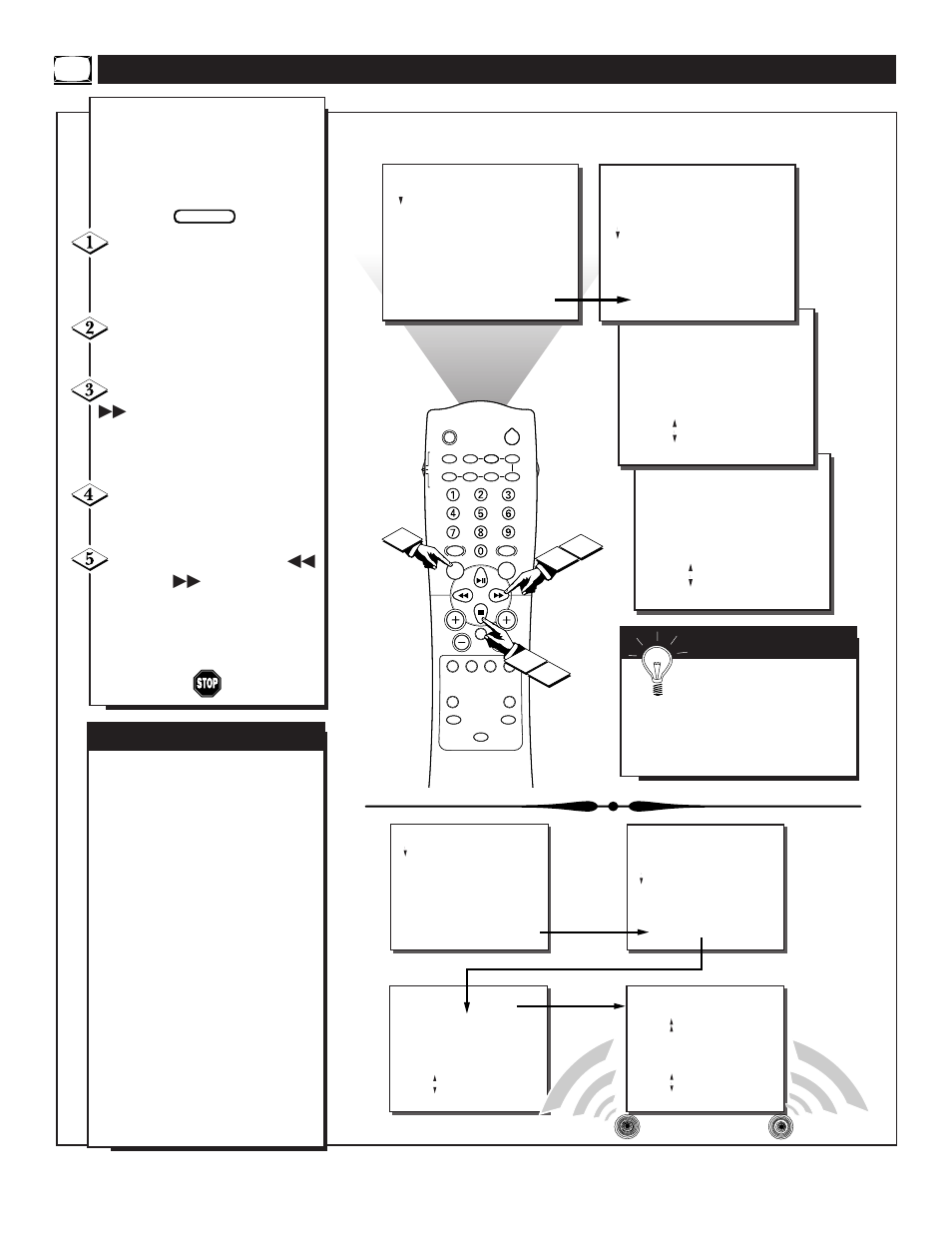 Ow to, Et the, Tereo | Rograms | Philips TP3697B1 User Manual | Page 28 / 56