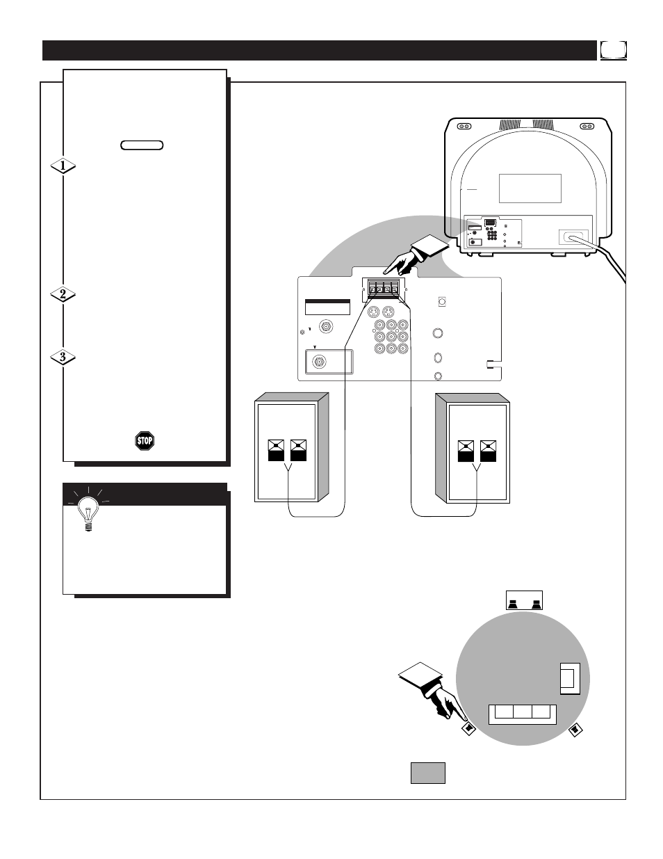 Sing the, Urround, Ound | Xternal, Peaker, Onnections | Philips TP3697B1 User Manual | Page 31 / 56