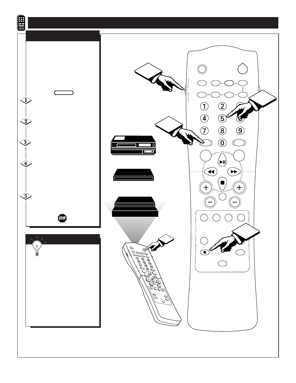 Etting the, Emote, Ontrol | Ther, Evices, Direct access method | Philips TP3697B1 User Manual | Page 40 / 56