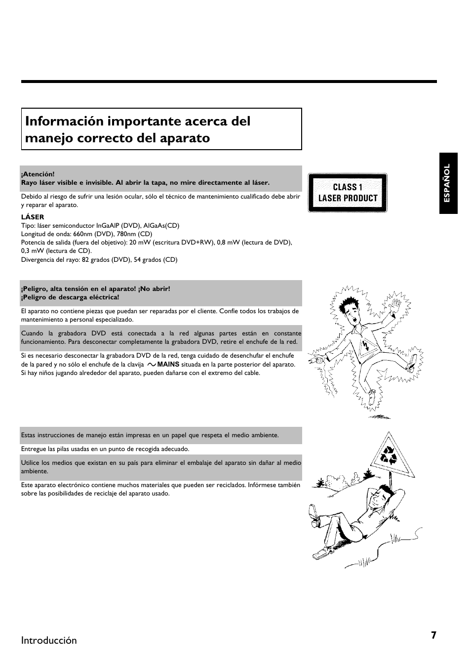 Introducción | Philips DVDR 75 User Manual | Page 109 / 190