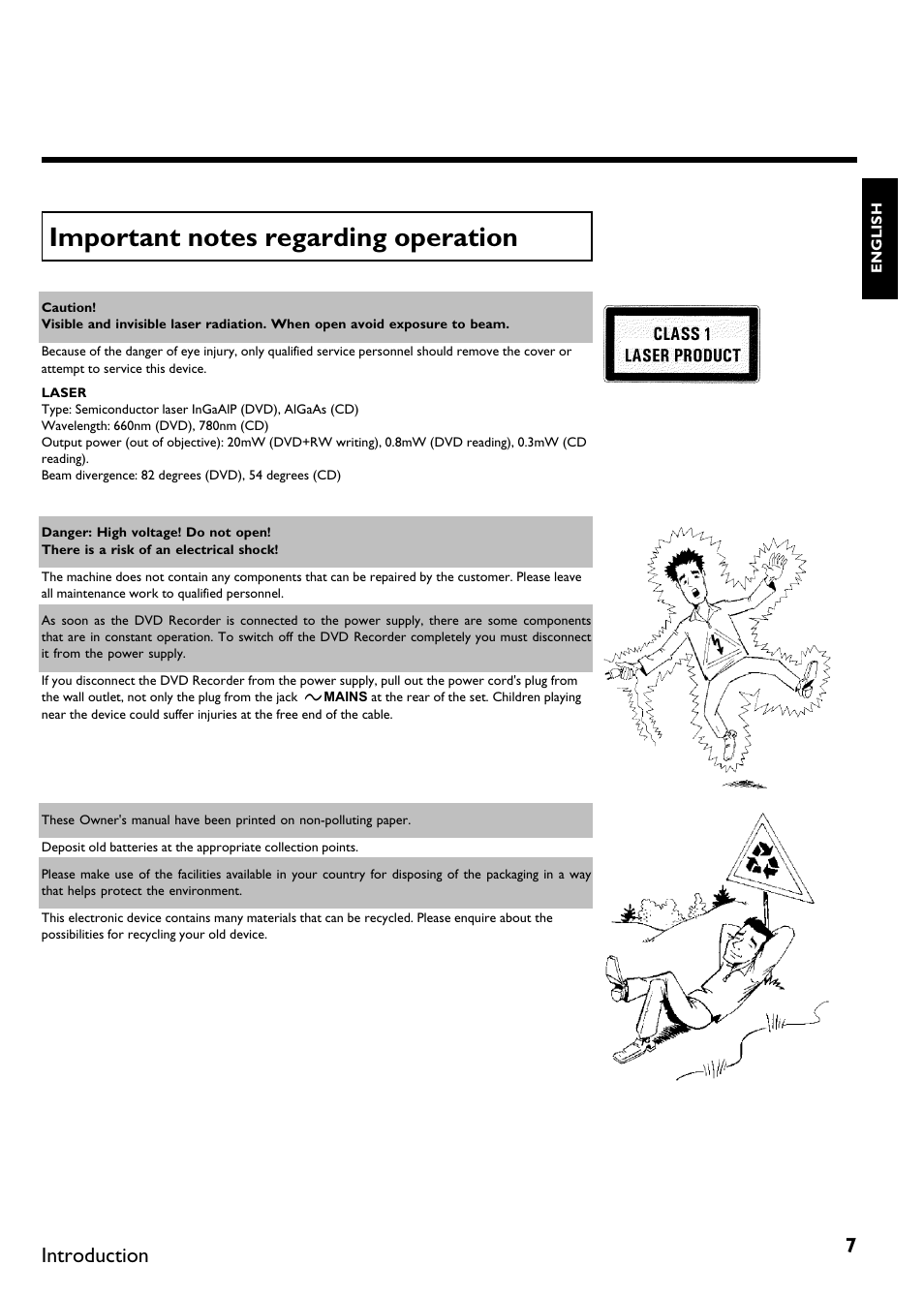 Introduction | Philips DVDR 75 User Manual | Page 19 / 190