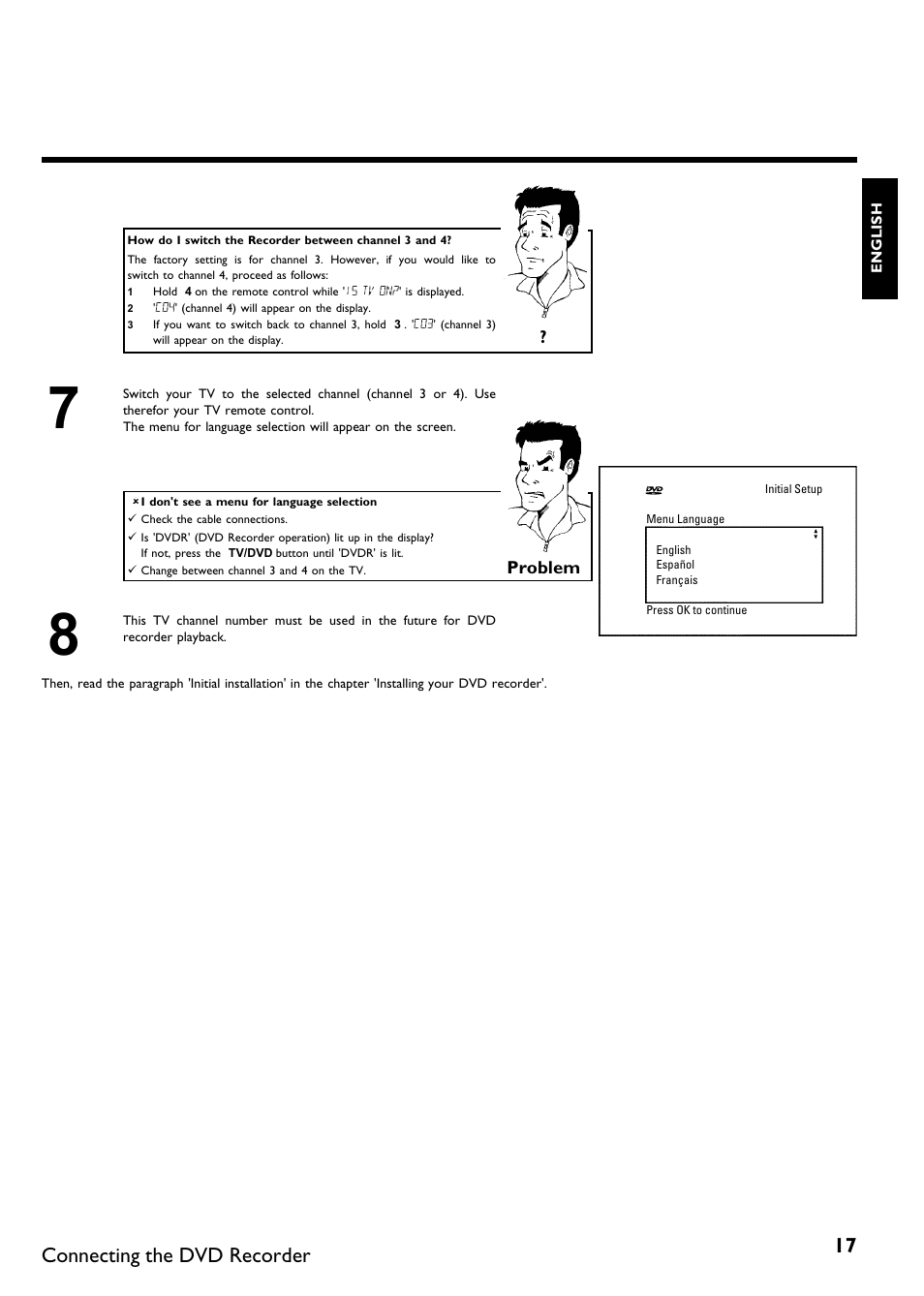 Connecting the dvd recorder | Philips DVDR 75 User Manual | Page 29 / 190