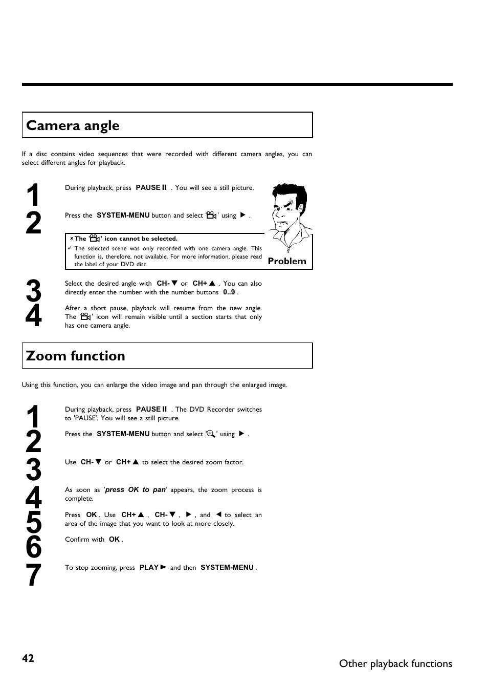 Philips DVDR 75 User Manual | Page 54 / 190