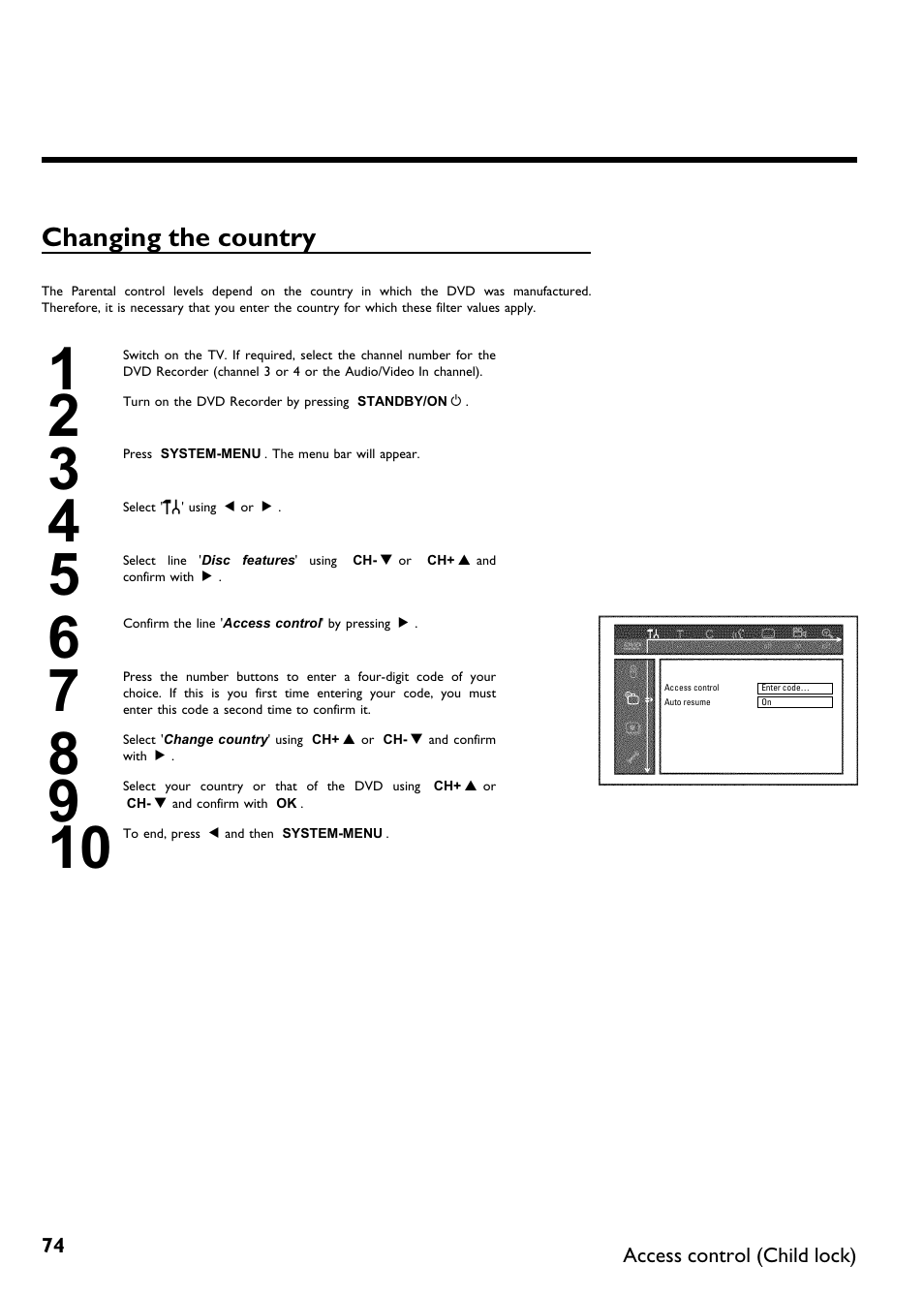Philips DVDR 75 User Manual | Page 86 / 190
