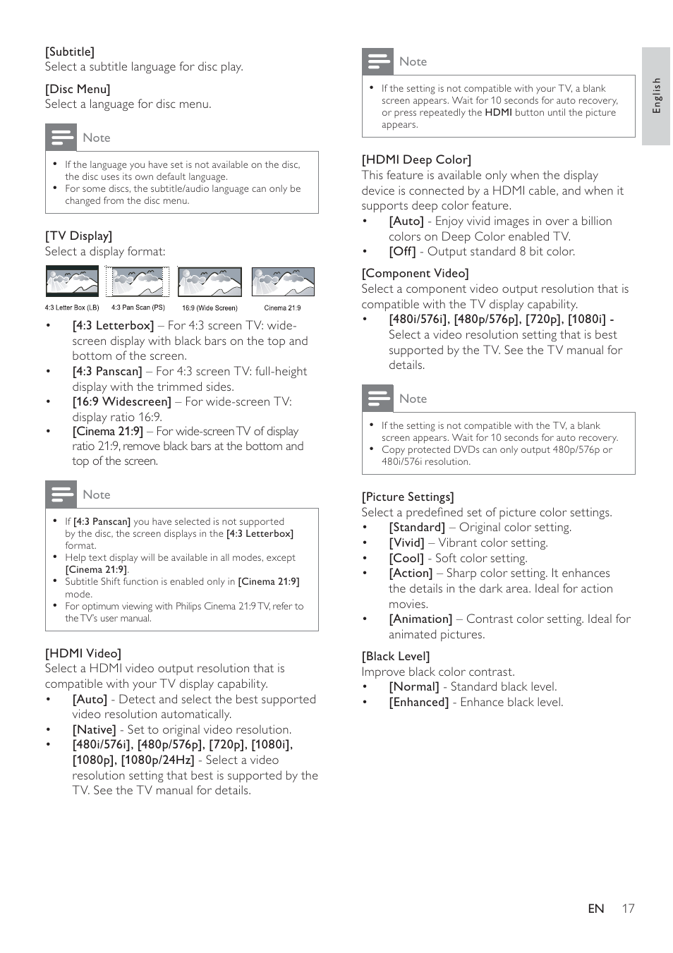 Philips BDP3008 User Manual | Page 16 / 30